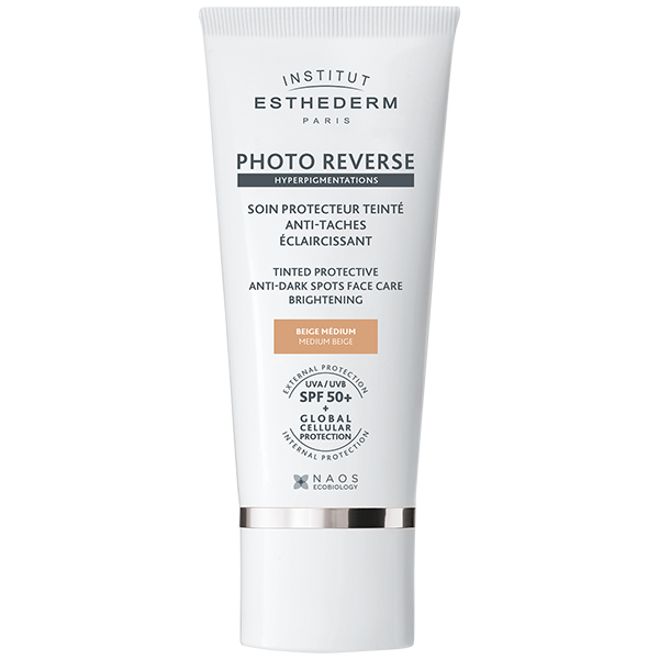 PHOTO REVERSE BRIGHTENING PROTECTIVE ANTI-DARK SPOTS FACE CARE TINT MEDIUM BEIGE - VERY HIGH PROTECTION